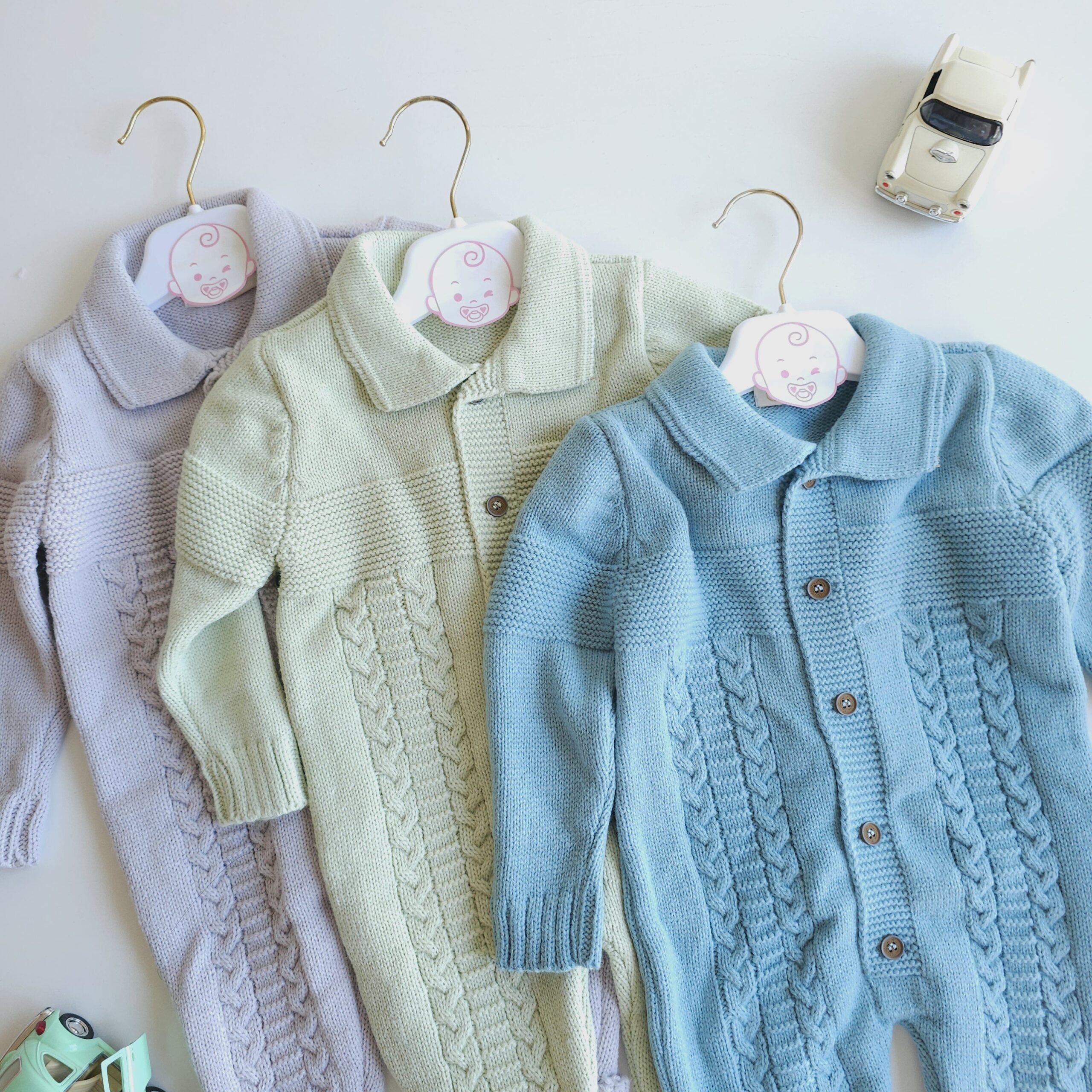 Grenouillère - Combinaison Tricotée Bébé - Douceur & Chaleur - Image 3