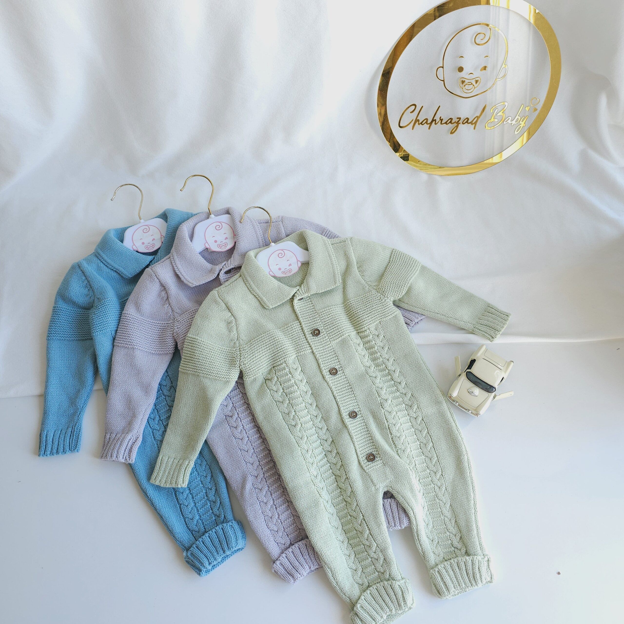 Grenouillère - Combinaison Tricotée Bébé - Douceur & Chaleur - Image 2