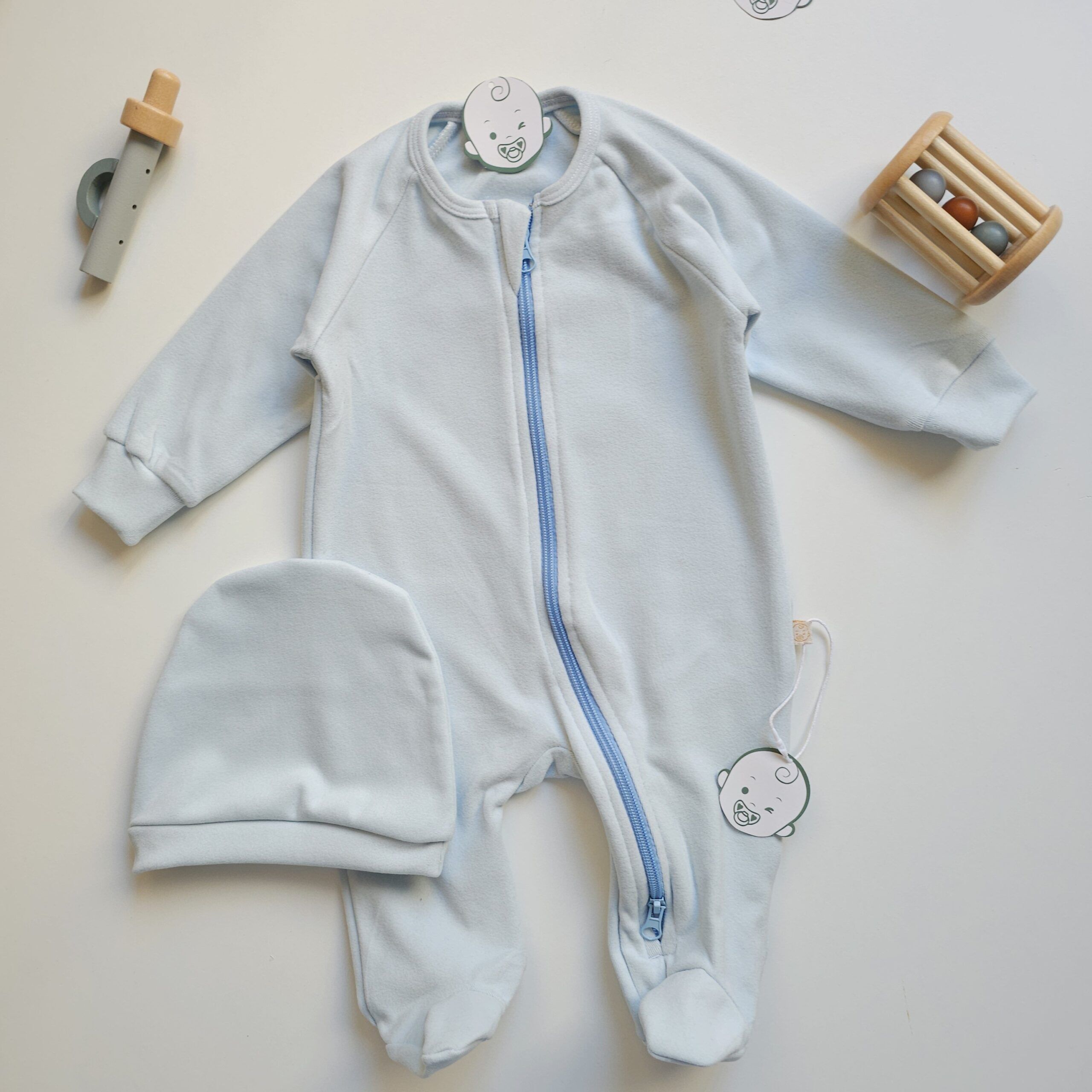 Grenouillère - Pyjamas de Luxe en Cachemire pour Bébé 0 à 12 mois - Image 5
